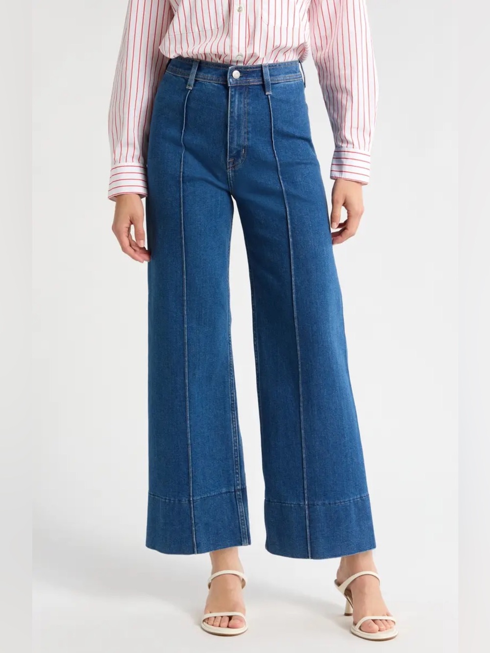 Pistola Penny Ankle Wide Leg Jeans - Picture 1 of 7